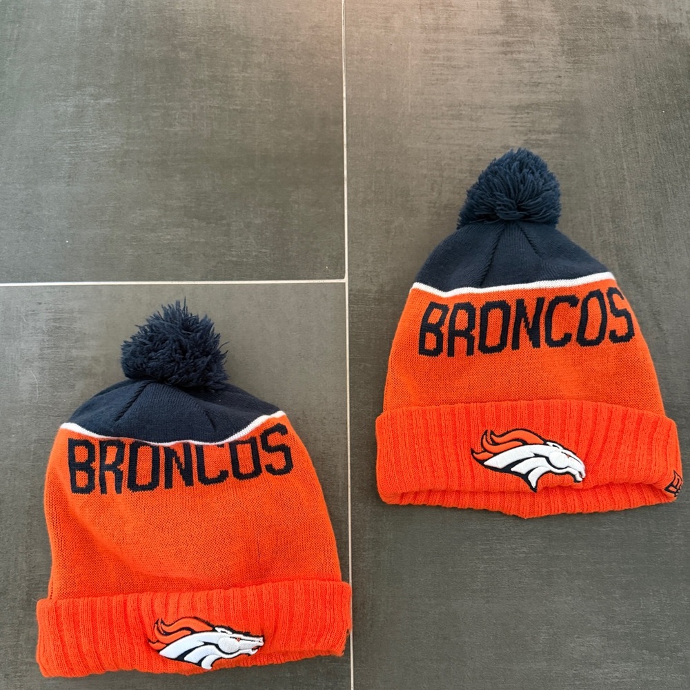 NFL Bronco His and Hers Beanies